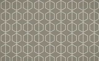 Athens Marble Stitch Hexagons — colourful yellow and white sashiko background