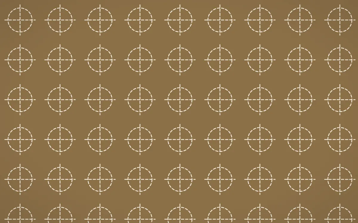 Atlas Sand Stitch Crosses — colourful orange and beige sashiko background