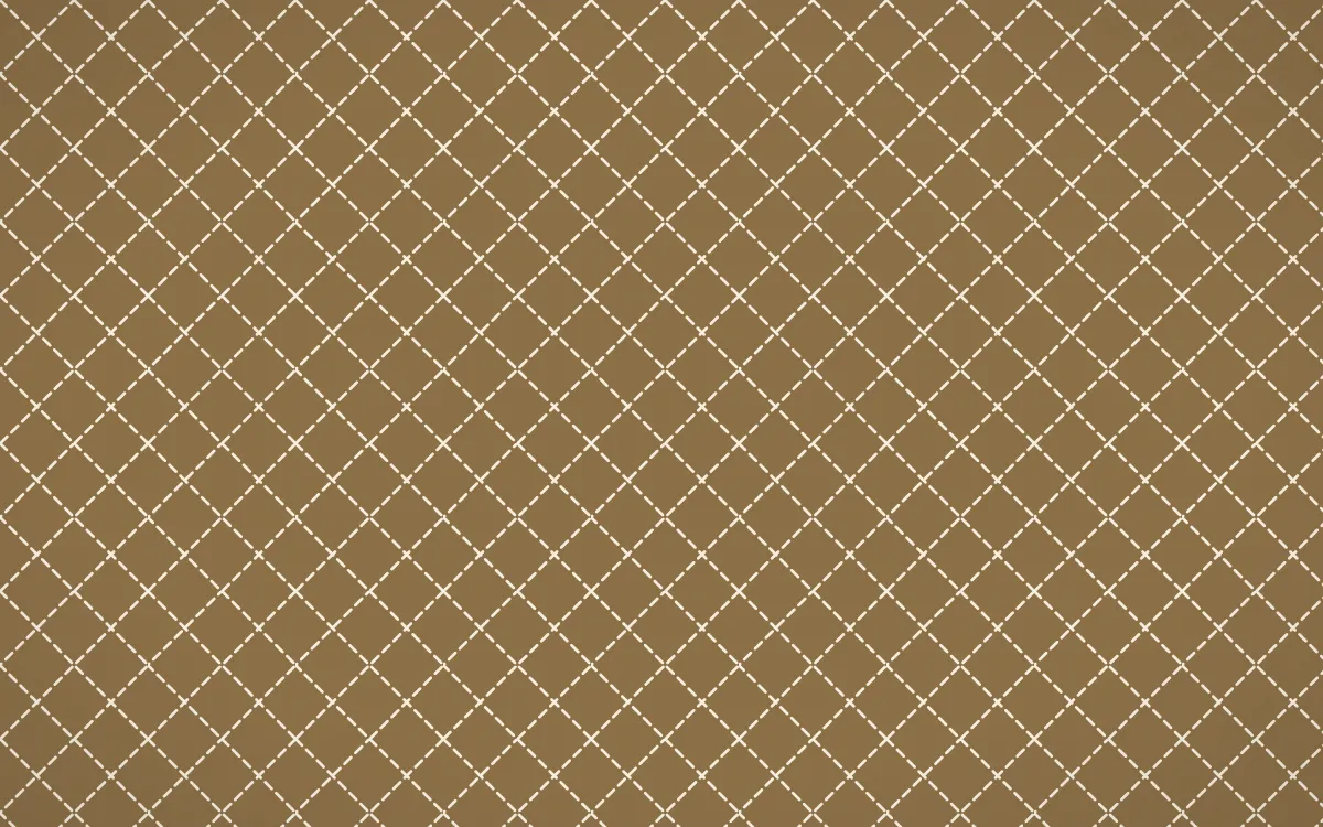 Atlas Sand Stitch Diamonds — colourful orange and beige sashiko background
