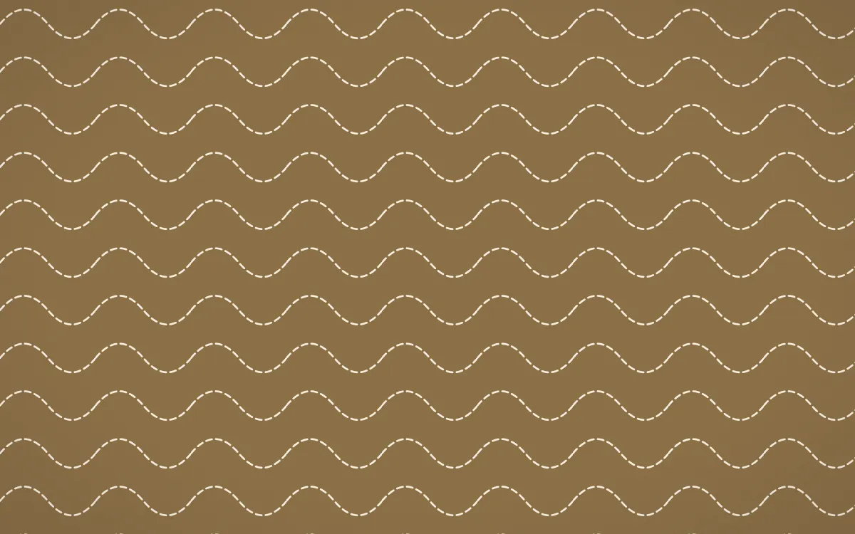 Atlas Sand Stitch Waves — colourful orange and beige sashiko background