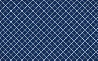 Bahia Blue Stitch Diamonds — dark blue and white sashiko background