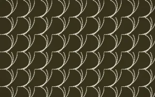 Bali Temple Stitch Fans — dark brown and beige sashiko background