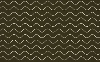 Bali Temple Stitch Waves — dark brown and beige sashiko background