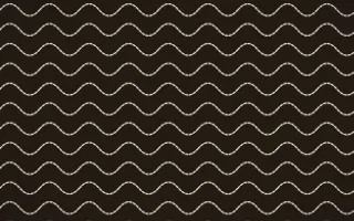 Bamako Earth Stitch Waves — dark brown and beige sashiko background