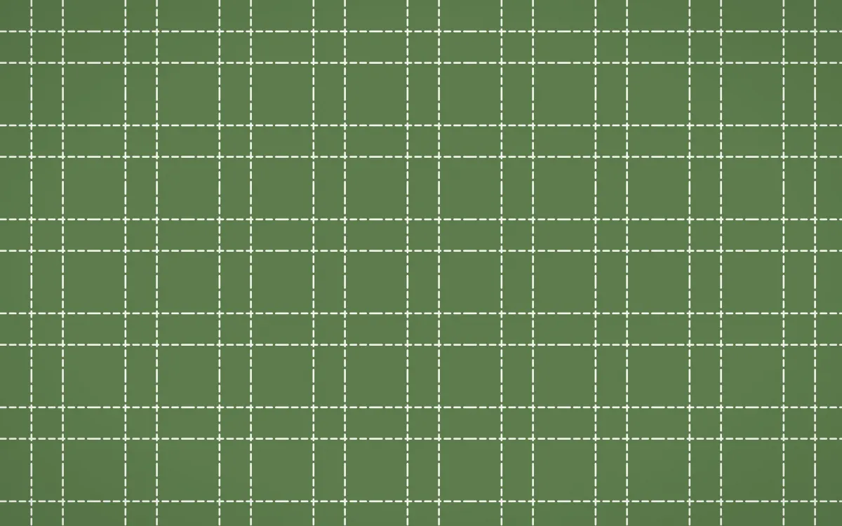 Bamboo Mist Stitch Grid — dark green and white sashiko background