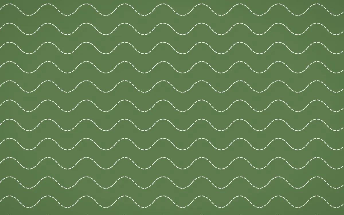 Bamboo Mist Stitch Waves — dark green and white sashiko background