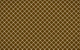 Bangkok Gold Stitch Diamonds — dark brown and beige sashiko background