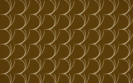 Bangkok Gold Stitch Fans — dark brown and beige sashiko background