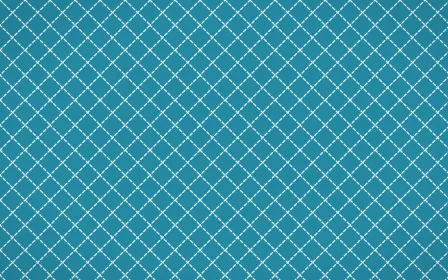 Bondi Surf Stitch Diamonds — colourful teal and white sashiko background