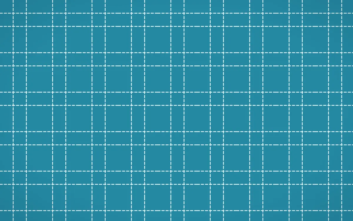Bondi Surf Stitch Grid — colourful teal and white sashiko background