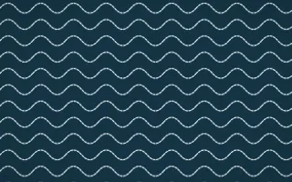 Bosphorus Stitch Waves — dark blue and white sashiko background