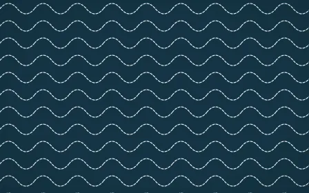 Bosphorus Stitch Waves — dark blue and white sashiko background