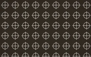 Brooklyn Loft Stitch Crosses — dark brown and white sashiko background