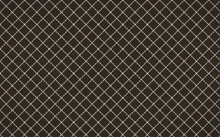 Brooklyn Loft Stitch Diamonds — dark brown and white sashiko background