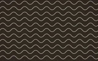 Brooklyn Loft Stitch Waves — dark brown and white sashiko background