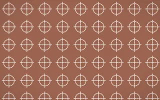 Budapest Rose Stitch Crosses — colourful orange and white sashiko background