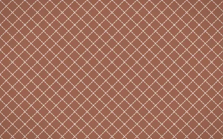 Budapest Rose Stitch Diamonds — colourful orange and white sashiko background