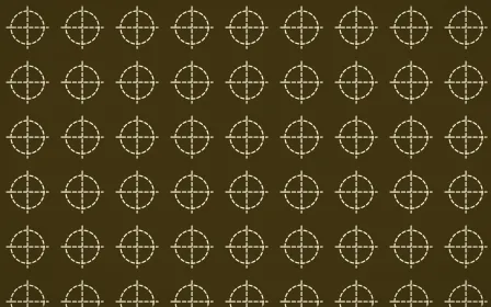 Cairo Gold Stitch Crosses — dark brown and beige sashiko background