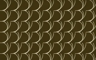 Cairo Gold Stitch Fans — dark brown and beige sashiko background