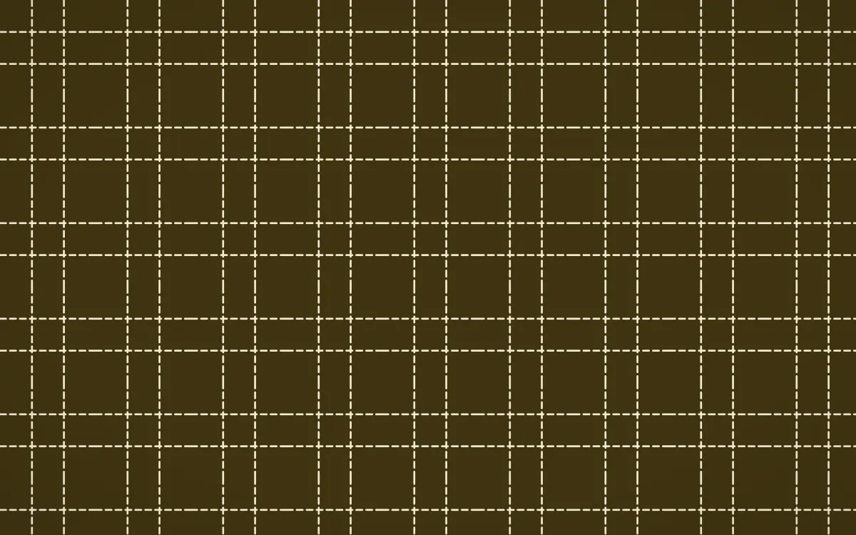 Cairo Gold Stitch Grid — dark brown and beige sashiko background