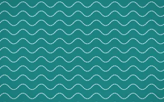Cancún Surf Stitch Waves — dark teal sashiko background