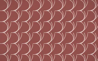 Cape Protea Stitch Fans — colourful red and white sashiko background