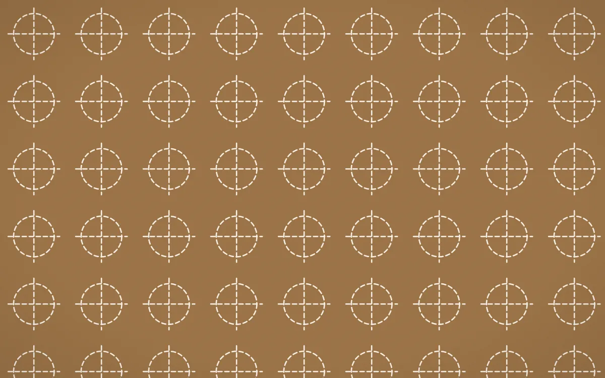 Cappadocia Stitch Crosses — colourful orange and beige sashiko background
