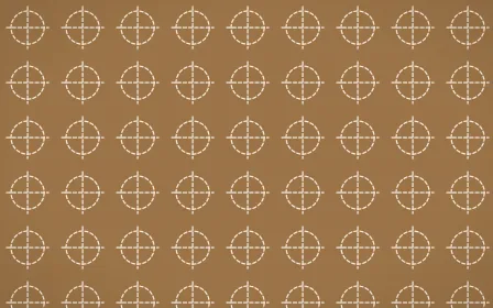 Cappadocia Stitch Crosses — colourful orange and beige sashiko background