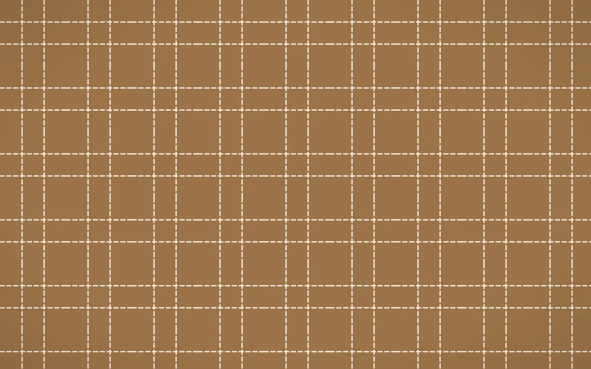 Cappadocia Stitch Grid — colourful orange and beige sashiko background