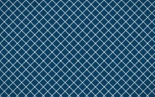 Capri Blue Stitch Diamonds — dark blue and white sashiko background