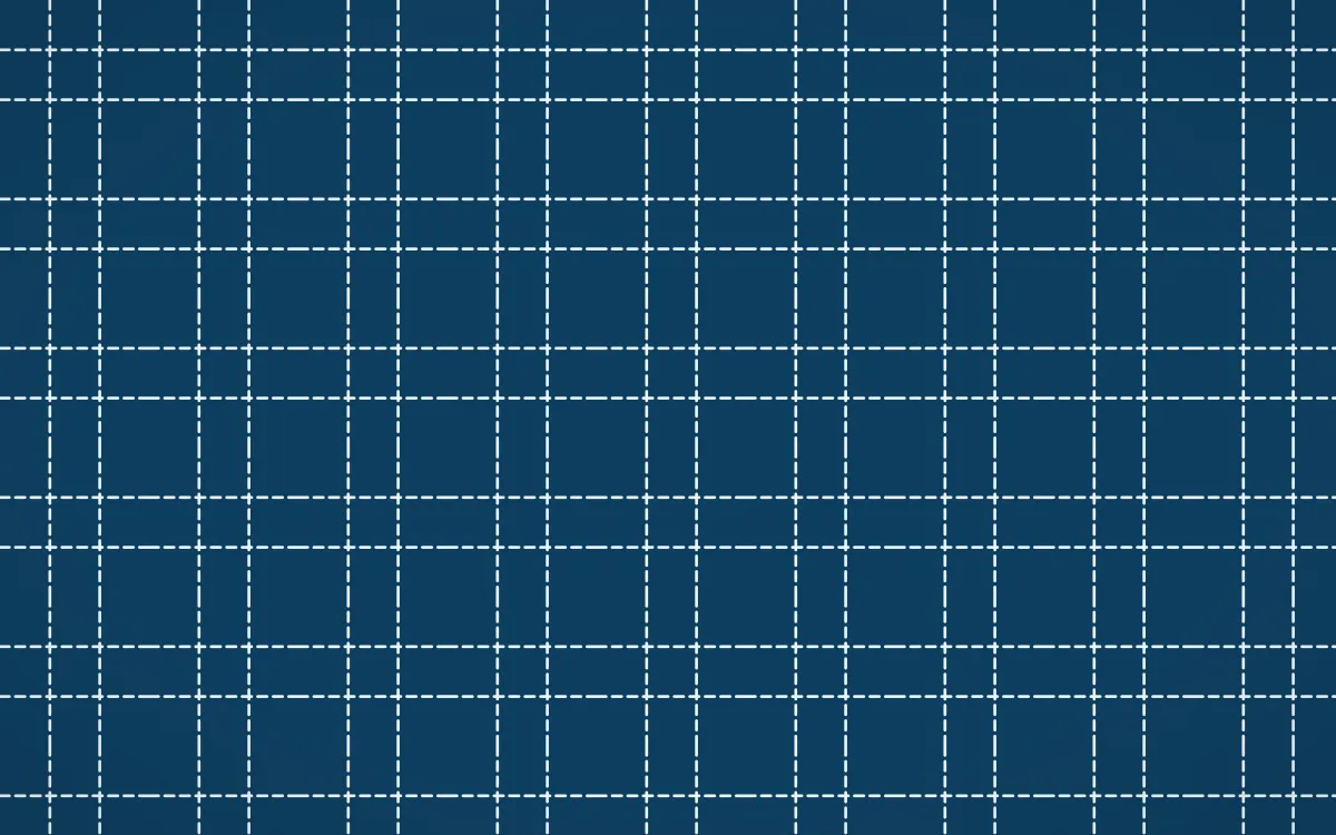 Capri Blue Stitch Grid — dark blue and white sashiko background