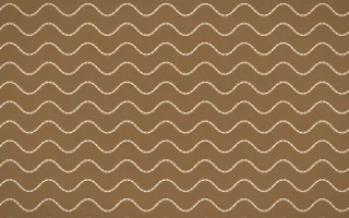 Chai Cream Stitch Waves — dark brown and beige sashiko background