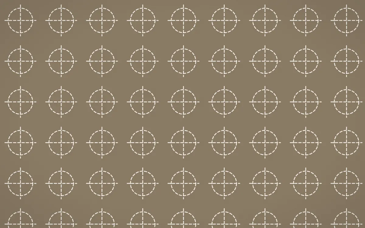 Copenhagen Hygge Stitch Crosses — colourful orange and white sashiko background
