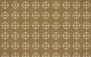 Cotswold Stone Stitch Crosses — colourful orange and beige sashiko background