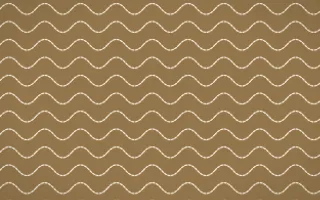 Cotswold Stone Stitch Waves — colourful orange and beige sashiko background