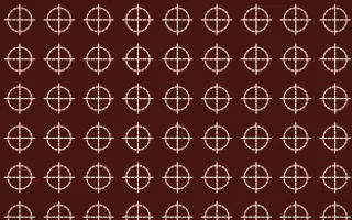 Cusco Weave Stitch Crosses — dark red and beige sashiko background