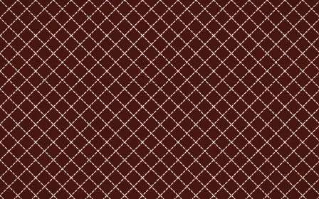 Cusco Weave Stitch Diamonds — dark red and beige sashiko background