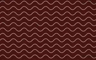 Cusco Weave Stitch Waves — dark red and beige sashiko background