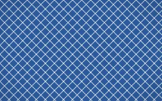 Delft Blue Stitch Diamonds — colourful blue and white sashiko background