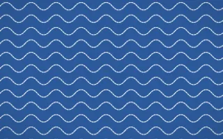 Delft Blue Stitch Waves — colourful blue and white sashiko background