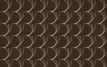 Desert Oud Stitch Fans — dark brown and beige sashiko background