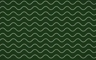 Emerald Isle Stitch Waves — dark green and white sashiko background