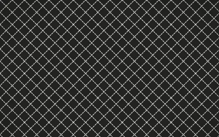 Edo Charcoal Stitch Diamonds — dark grey and white sashiko background