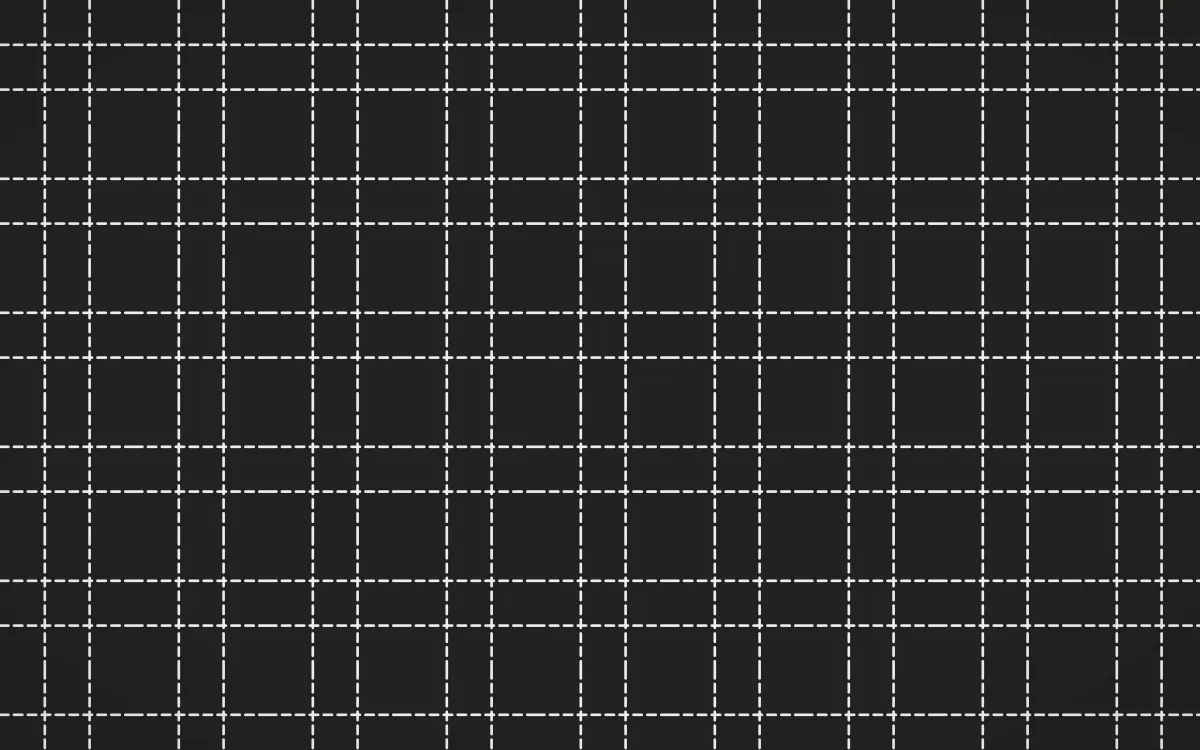 Edo Charcoal Stitch Grid — dark grey and white sashiko background