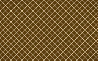 Fes Saffron Stitch Diamonds — dark brown and beige sashiko background