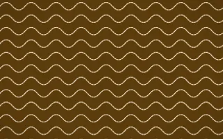 Fes Saffron Stitch Waves — dark brown and beige sashiko background