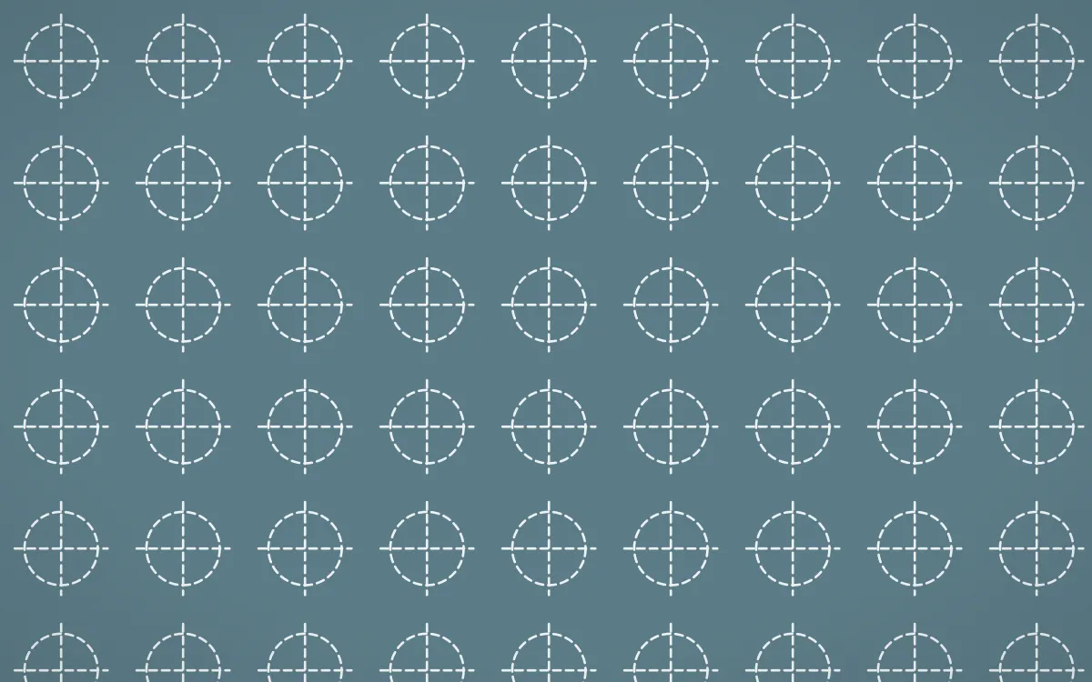 Fjord Mist Stitch Crosses — colourful blue and white sashiko background