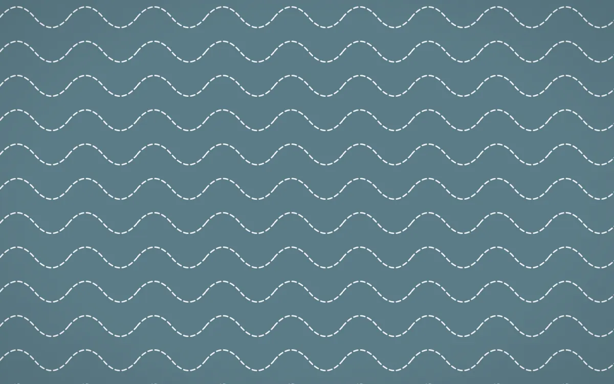 Fjord Mist Stitch Waves — colourful blue and white sashiko background