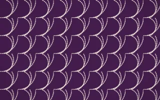 Fiesta Brava Stitch Fans — dark purple and white sashiko background