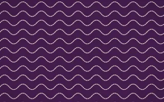 Fiesta Brava Stitch Waves — dark purple and white sashiko background